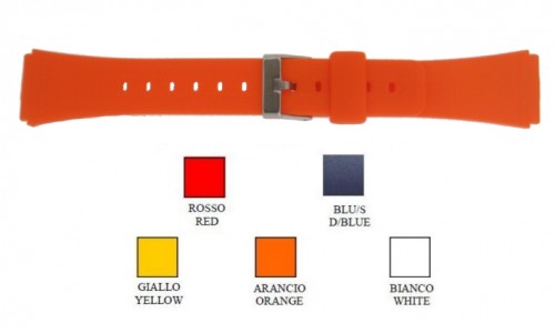 Cinturino in gomma modello tipo Casio (colorati)